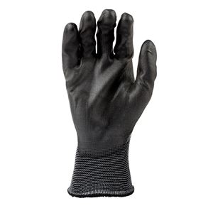 Black PU-Coated Nylon Gloves GL1101