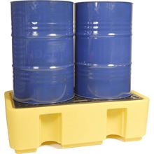 Two-Drum Polyethylene Spill Pallet AB2032
