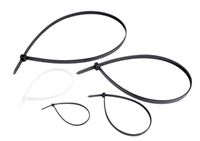 Clear Cable Ties, 300 x 7.6mm - Pack of 100 EA1790