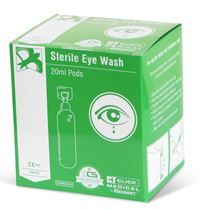 Eyewash Pods Pack 25 X 20ml Clear FA0705