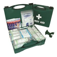First Aid Kit with Wall Bracket Standard 50 Person Kit FA3513