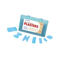 Assorted Blue Detectable Plasters - Box of 100 FA3531