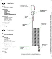 Nylon Restraint Rope - 10 Metres - Including Karabiner FP5114
