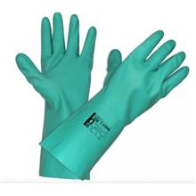 Green Nitrile Gauntlet Gloves CV19 GL0042
