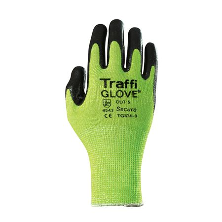 Traffiglove SECURE Green Cut Level 5 Protection Gloves GL6937