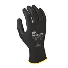 Black PUPL PU-Coated Dextra Gloves GL9656