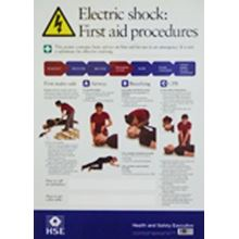 Electric Shock Safety Encapsulated Poster HS1353