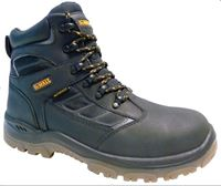 DEWALT Black Waterproof Mid Sole & toe cap protect Safety Boot S3 WR SRA SF0109