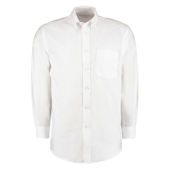 'Workplace' Mens Long-Sleeved Oxford Shirt SH6344