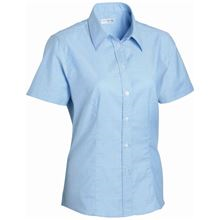 'Workplace' Ladies Short-Sleeved Oxford Blouse SH6347