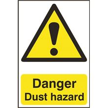 Danger Dust Hazard - 200x300mm - PVC SK1204