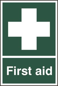 First aid - 200x300mm - RPVC SK12043