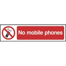 No Mobile Phones - 200x50mm - PVC SK5058