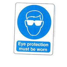 Eye Protection Must Be Worn  - 300x400mm -  R/P SN1375