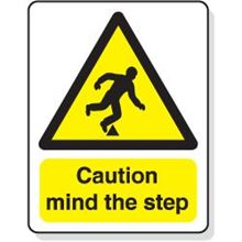 Caution Mind The Step  - 300x400mm -  R/P SN8009