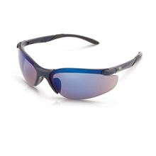 BETAFIT 'X2 XCESS' Safety Specs - Grey Lens w/Blue Mirror Finish VP6156