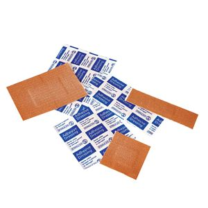 Assorted Fabric Adhesive Plasters - Box of 100 FA3529
