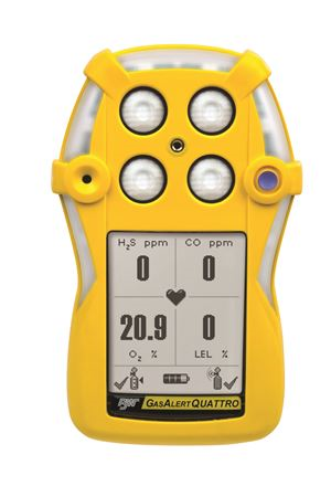 BW GasAlert Quattro Gas Monitor (4 Gas - Alkaline) GD1559