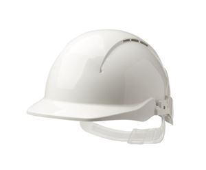 Concept Reduced Peak Wheel Ratchet Vented Safety Helmet HP7404