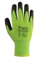 TRAFFIGLOVE 'Exact' Green PU-Coated Gloves - Cut Level 5 GL4392